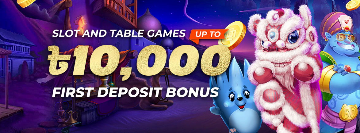 150% First Deposit Bonus on Slots and Table Games 150% First Deposit Bonus on Slots and Table Games